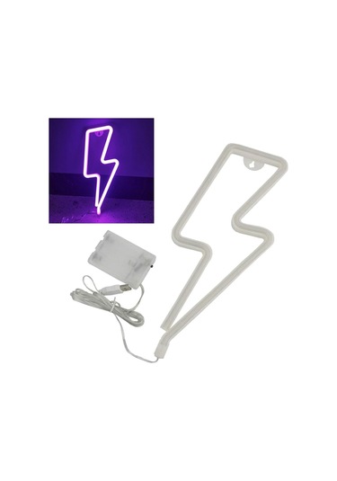 Soulader Usb Çalışır Neon Işık Tabela Dekoratif Aydınlatma Lambası Mor