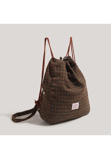 Charhp&kejnt Orijinal 2023 Sonbahar Ve Kış Yeni Retro Büyük Kapasiteli Bağcıklı Sırt Çantası Çok Yönlü Çapraz Çanta Diğer