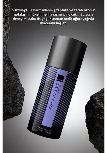 Full Speed Quantum Erkek Sprey Deodorant 150ml Üçlü Paket