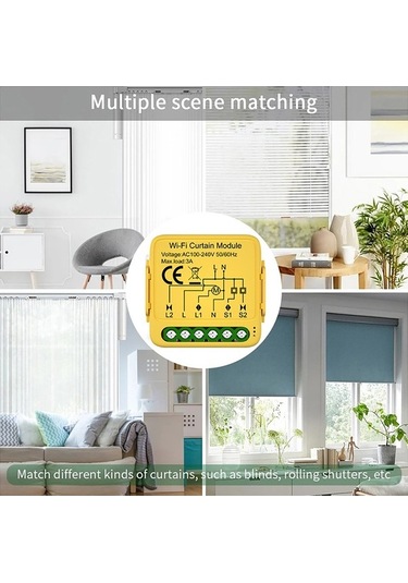 Yulong Reedark Akıllı Perde Kontrol Modülü - Wifi/zigbee, Sesli