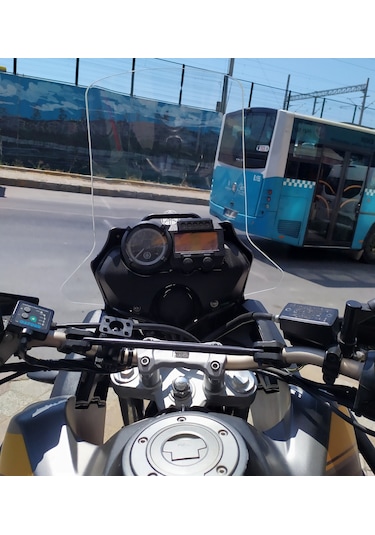 Yamaha Tenere Xtz660 Uzun Ön Cam Şeffaf Zeus 50 CM 4 MM
