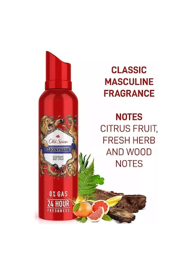Old Spice Lionpride Erkek Deodorant Vücut Spreyi 140ml
