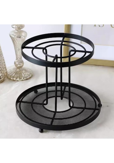 Homyl Ev Eğlencesi Için Şık Cam İçecek Dispenseri Standı Siyah