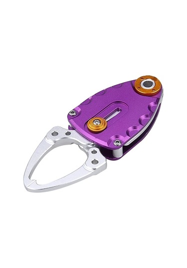 Dianziye "mini Balık Tutma Penseti - 3kg Taşıma Kapasiteli, Havaalanı Alüminyum, Mor Renk 9.5cm "