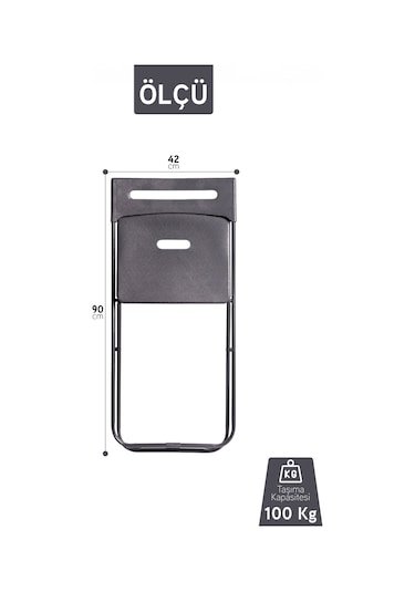 İronika Safran Katlanabilir Metal Gövdeli Sandalye Katlanır Mutfak Bahçe Kamp Sandalyesi Krem 1 Adet Krem