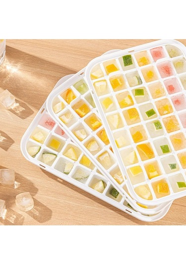 Büyük Kapasiteli Buz Yapma Ve Saklama Kabı Beyaz