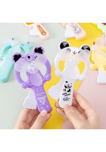 Cbtx Preslenmiş Karikatür Mini Yelpaze Fan