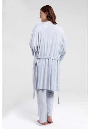 Pierre Cardin Kadın Beyaz 3'lü Pijama Takımı 5274-47982