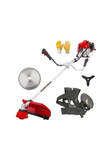 Palmera CG520 1.9 HP Düz Şaftlı Motorlu Yan Tırpan + İş Eldiveni