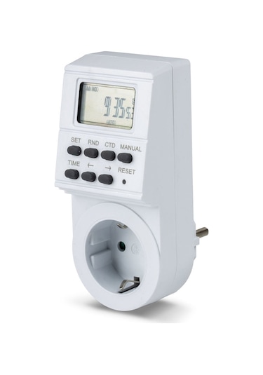 20 PROGRAMLI DİJİTAL ZAMAN AYARLI PRİZ 3600W