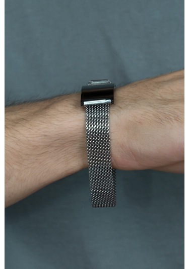 Spotify Şarkı Kodlu Hasır Kordonlu Çelik Erkek Bileklik scb10c Çok Renkli