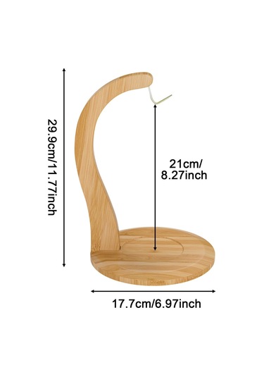 Suntek Muz Tutucu Standı Çok Fonksiyonlu Taşınabilir Ev Için Ahşap Rengi