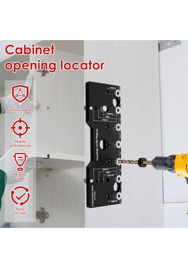 Raf Pimi Şablonu Raf Pimi Kılavuzu Hassas Dolap Montaj Şablonu Şablonu