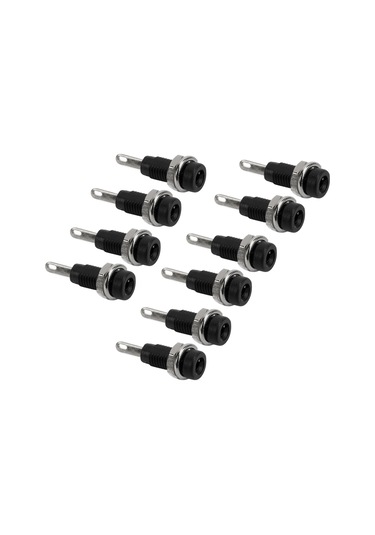 10'lu Siyah 2mm Banana Jak Kaiyi