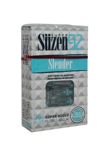 SÜZEN 92 Slender Filtre Ağızlık 30 Adet Slender