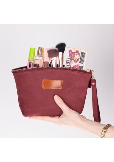 Burgundy Dust Clutch / El Çantası Tarçın