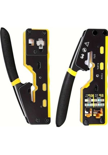 Besthome1 Dream011 Rj45 Krimp Aleti Seti Cat5e-cat6 Cat6a 8p8c Ethernet Crimper Tel Soyucu Kesici