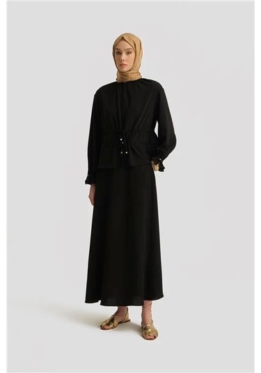 Armine Çift Kemerli Takım 25y6016 Siyah Siyah