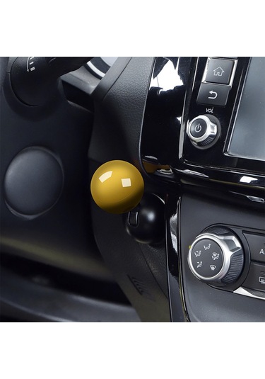 Shineyee Zink Alyuminyum Araba Başlatma Düğmesi Rocker - Isı Direnci, Dayanıklı Boya, Retro Stili, Kolay Kurulum Sarı