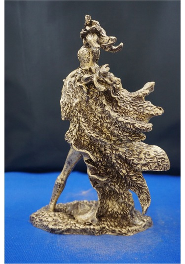 Athena Savaş Tanrıçası 26 Cm Mitolojik Heykel, Ev Dekor Ve Hediyelik Biblo Altın