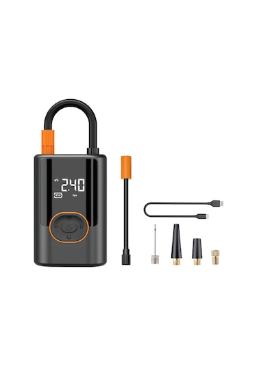 Reedark Kablosuz Araç Lastik Pompa 150 Psi, Akıllı Ekranlı, Otomatik Kapanma, Powerbank Ve Led Işıklı, Motosiklet Bisiklet Uyumlu