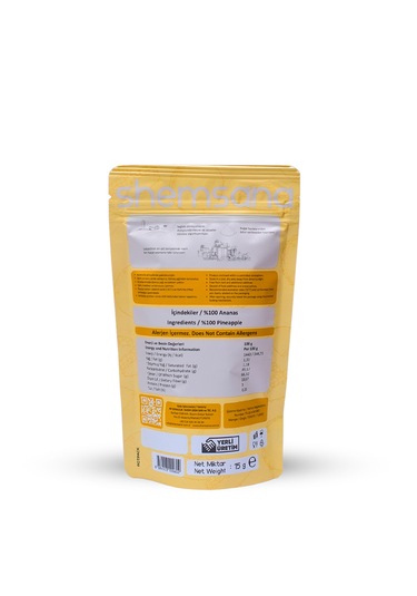 Shemsana Fırında Kurutulmuş Ananas 15 Gr