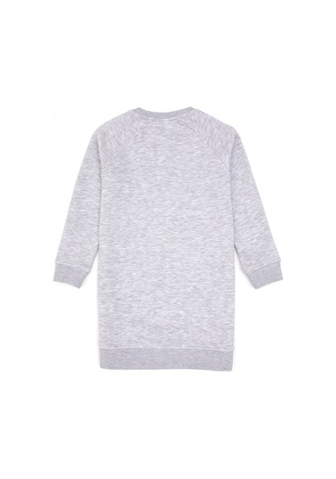 U.s. Polo Assn. Kız Çocuk Açık Gri Melanj Elbise Örme 50314313-vr091 Acık Grı Melanj