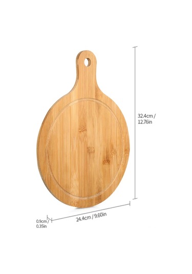 Moveevo Bambu Kesme Tahtası - 3 Farklı Boyut Ve Şekil Seçeneği Diğer