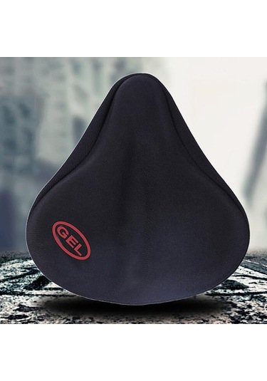 Artırın Ve Genişletin Bisiklet Silikon Yastık Kılıfı Kalınlaştırılmış Dağ Elektrikli Siyah