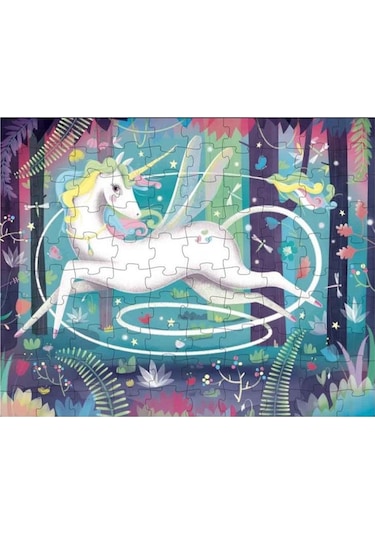 Sassi Unicorn Book And Puzzle