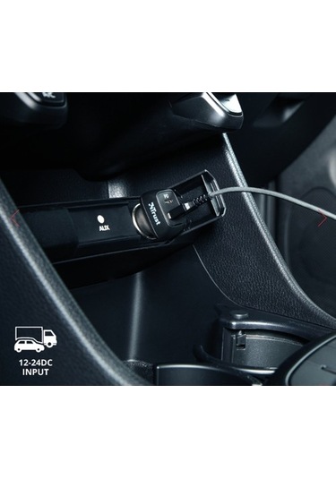 Trust Çift Ultra Hızlı Araç Şarj Cihazı USB ve USB C - Siyah