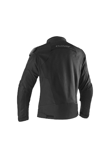 Clover Airjet-6 Korumalı Yazlık Motosiklet Montu Siyah