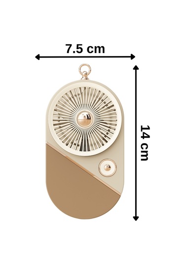 Taşınabililir Mini Usb Şarjlı 3 Kademeli El Vantilatör Fan Soğutucu Ys2528