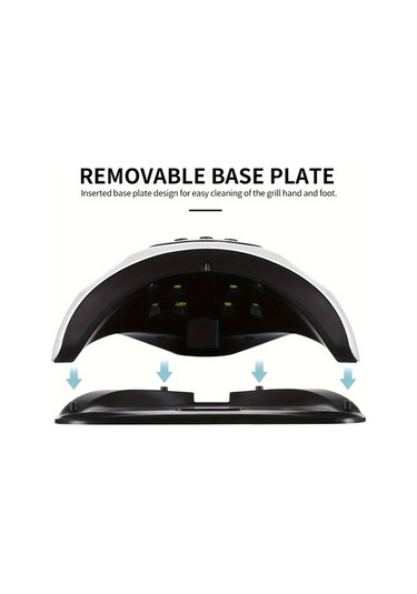 Willowhaven Profesyonel Auroramuse Led Tırnak Lambası Beyaz Akıllı Sensörlü Otomatik Kapanma Hızlı Jel Oje Kurutucu Usb Dijital Zamanlayıcı Salon Ve Ev Kullanımı