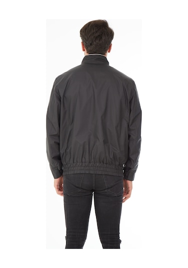 Sposo 1088 Su Itici Kumaş Regular Kalıp Siyah Erkek Yazlık Mont Siyah