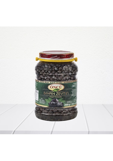 Öncü 2 KG Siyah Yağlı Zeytin XS(321-350)