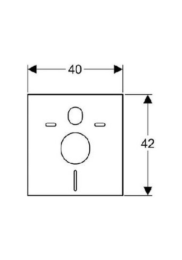 Geberit Ses İzolasyon Contası Beyaz