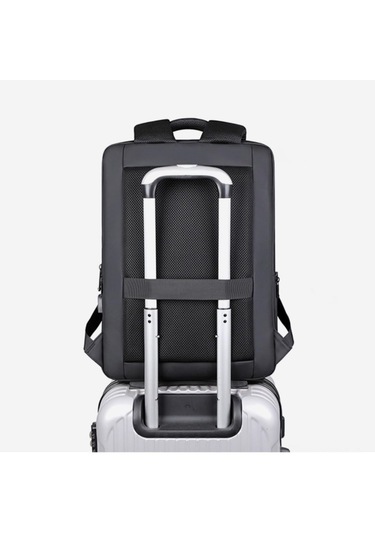 Erkek Sırt Çantası,15 İnç Dizüstü Bilgisayar Için Erkek İş Siyah