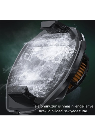 Klipsli Seramik Radyatörlü Telefon Soğutucu Gaming Oyuncu Canlı Yayın İçin Memo