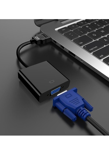 Dm Chb020 Hdmı To Vga Dişi Çevirici Adaptör Siyah