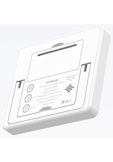 Atuman Th1 Dijital Saat Termohigrometre Termometre Nem Ölçer