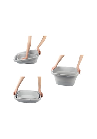 Porsima 07-1304 Katlanır Piknik Sepeti Masalı 21 L Antrasit