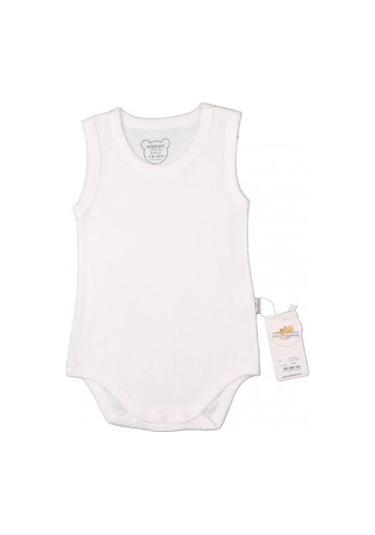 Mini Damla Body Askılı Penye Beyaz