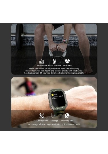 Pazly Dayanıklı C20 1.72'' Dokunmatik 5atm Su Geçirmez Akıllı Saat  (İthalatçı Garantili )