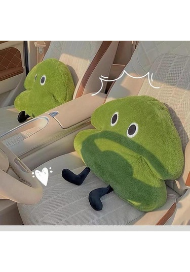 Suntek Yılbaşı Ağacı Yastık Karikatür Hediyesi Yeşil Yeşil