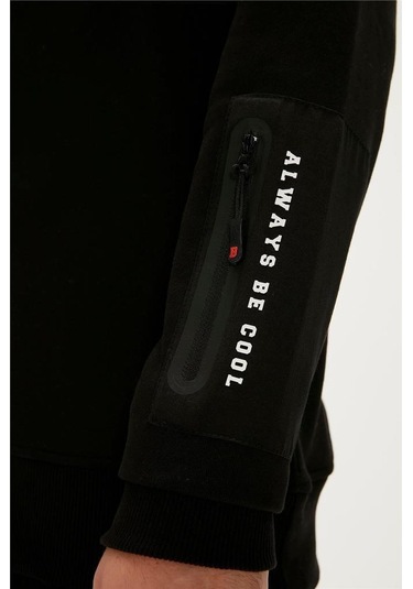 Bad Bear Be Cool Crewneck Erkek Sweatshirt Siyah S-xxl 001