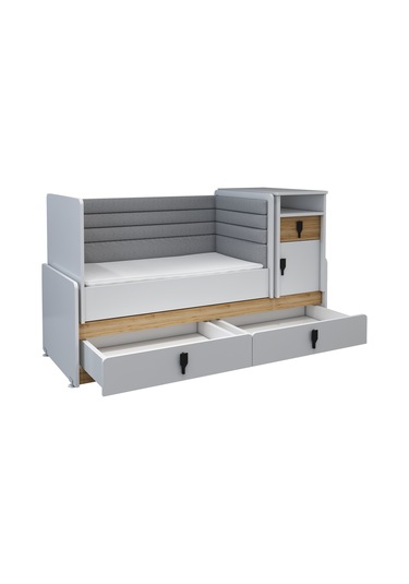 Patiko Rose Büyüyen Asansörlü Beşik Meşe