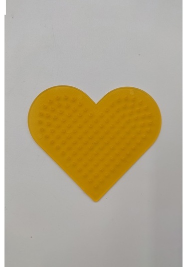 Boncuk Dizme Tablası 16'lık Sarı Kalp-pixel Pixel Ppp16-07