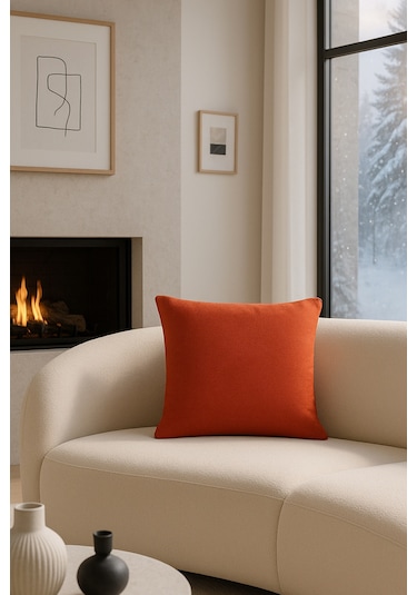 Nadia Kırlent Kılıfı Kiremit V1 50x50 Kiremit