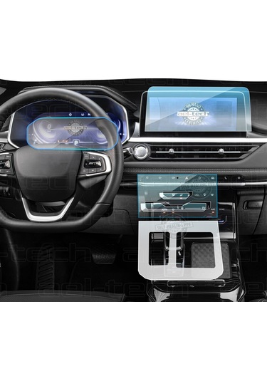 Chery Tiggo 7 Pro Comfort Uyumlu Gösterge Navigasyon İç Merkezi Kontrol Vites Etrafı Koruyucu 4lü Set